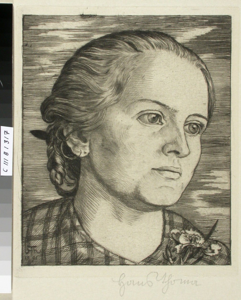 Porträt einer Frau von Hans Thoma