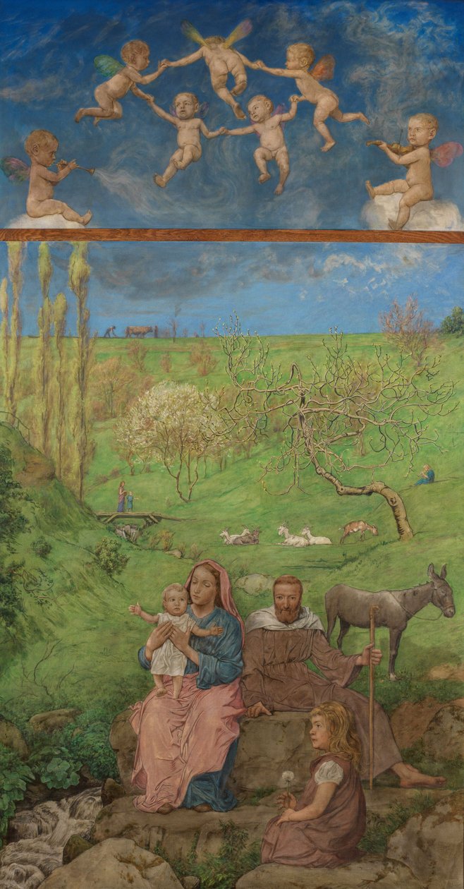Ruhe auf der Flucht von Hans Thoma
