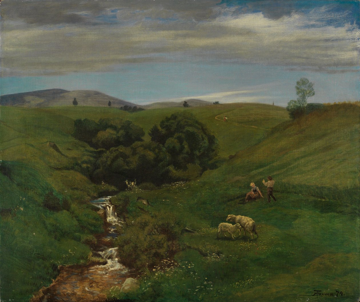 Schwarzwaldwiese von Hans Thoma