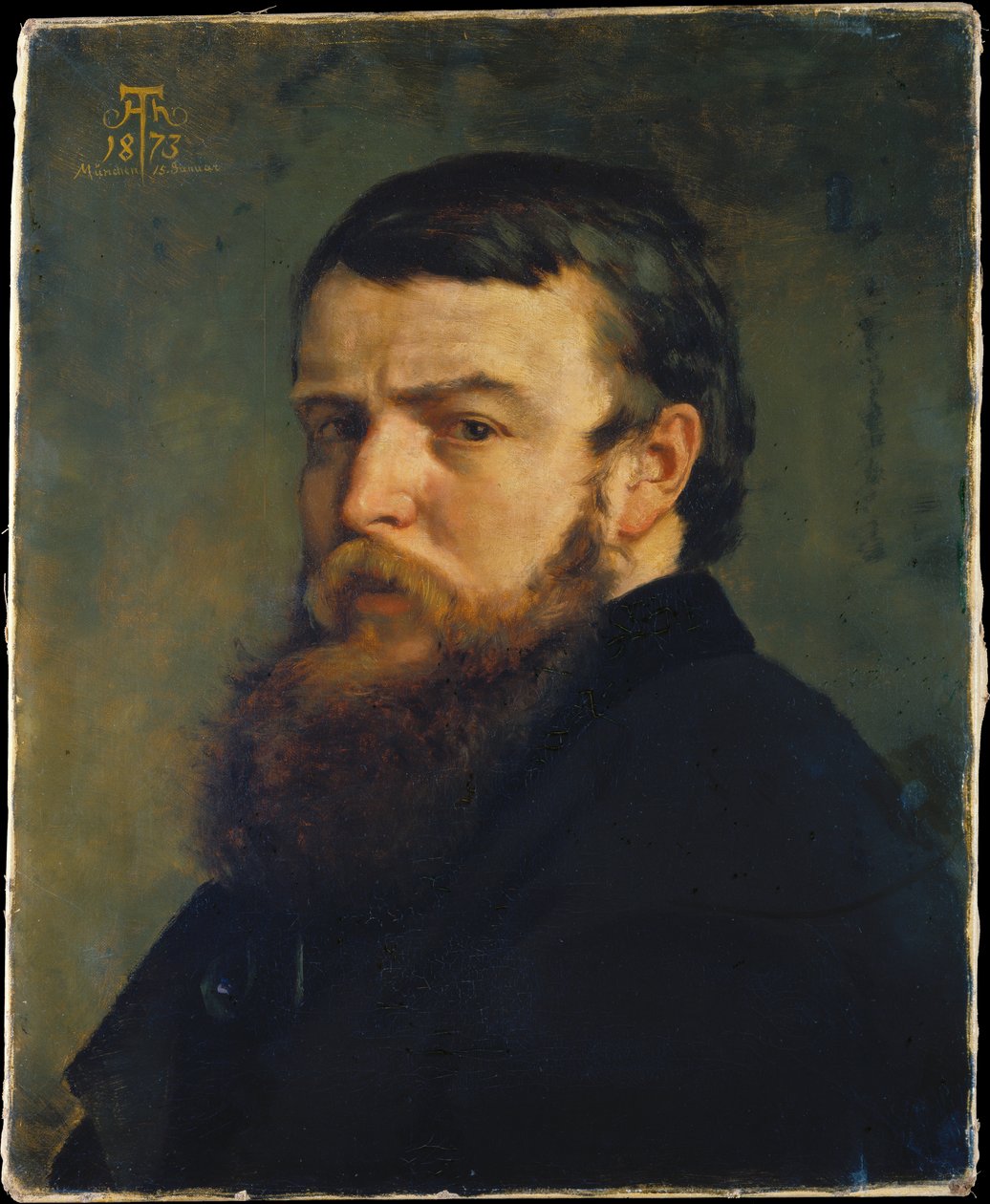 Selbstporträt aus München von Hans Thoma