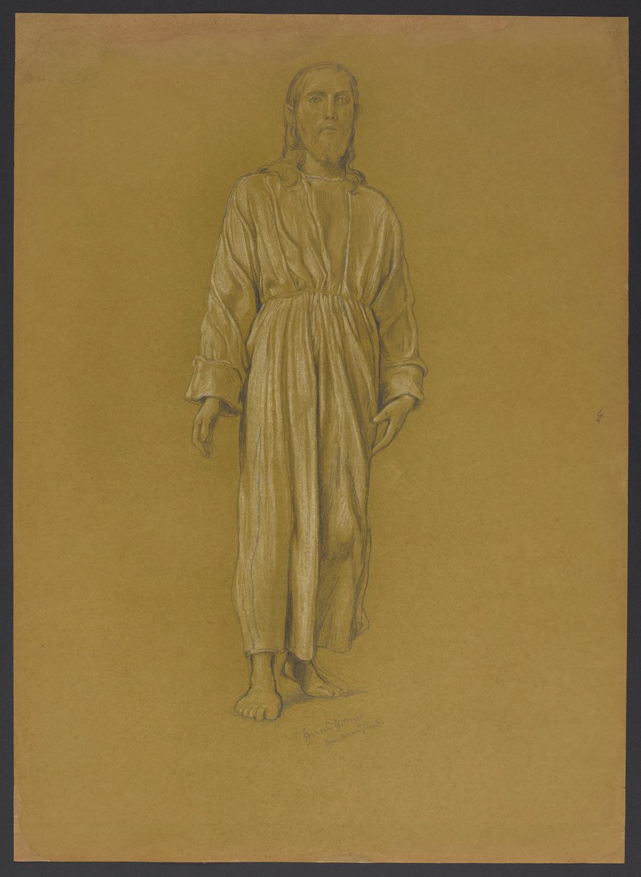Studie zur Gestalt Christi von Hans Thoma