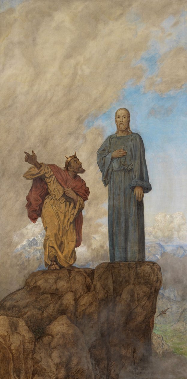 Versuchung Christi von Hans Thoma
