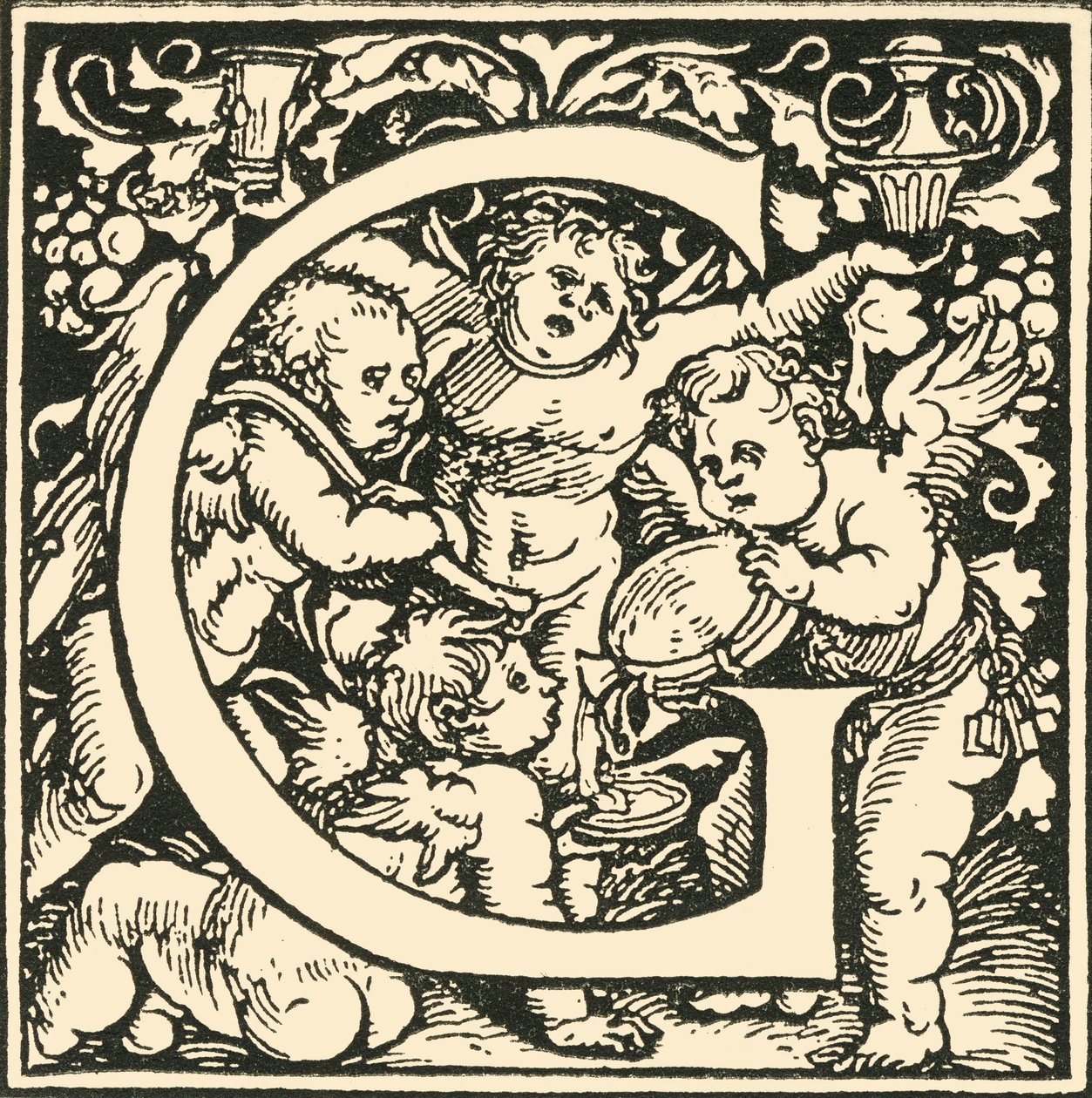 G - Ein Alphabet von Hans Weiditz, um 1520-1521, 1908 von Hans Weiditz