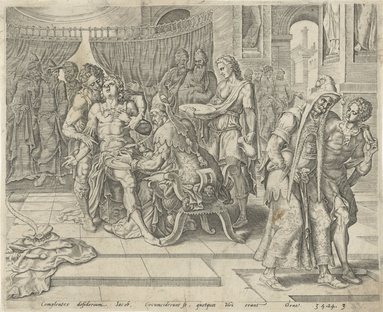 Beschneidung von Sichem von Harmen Jansz Muller