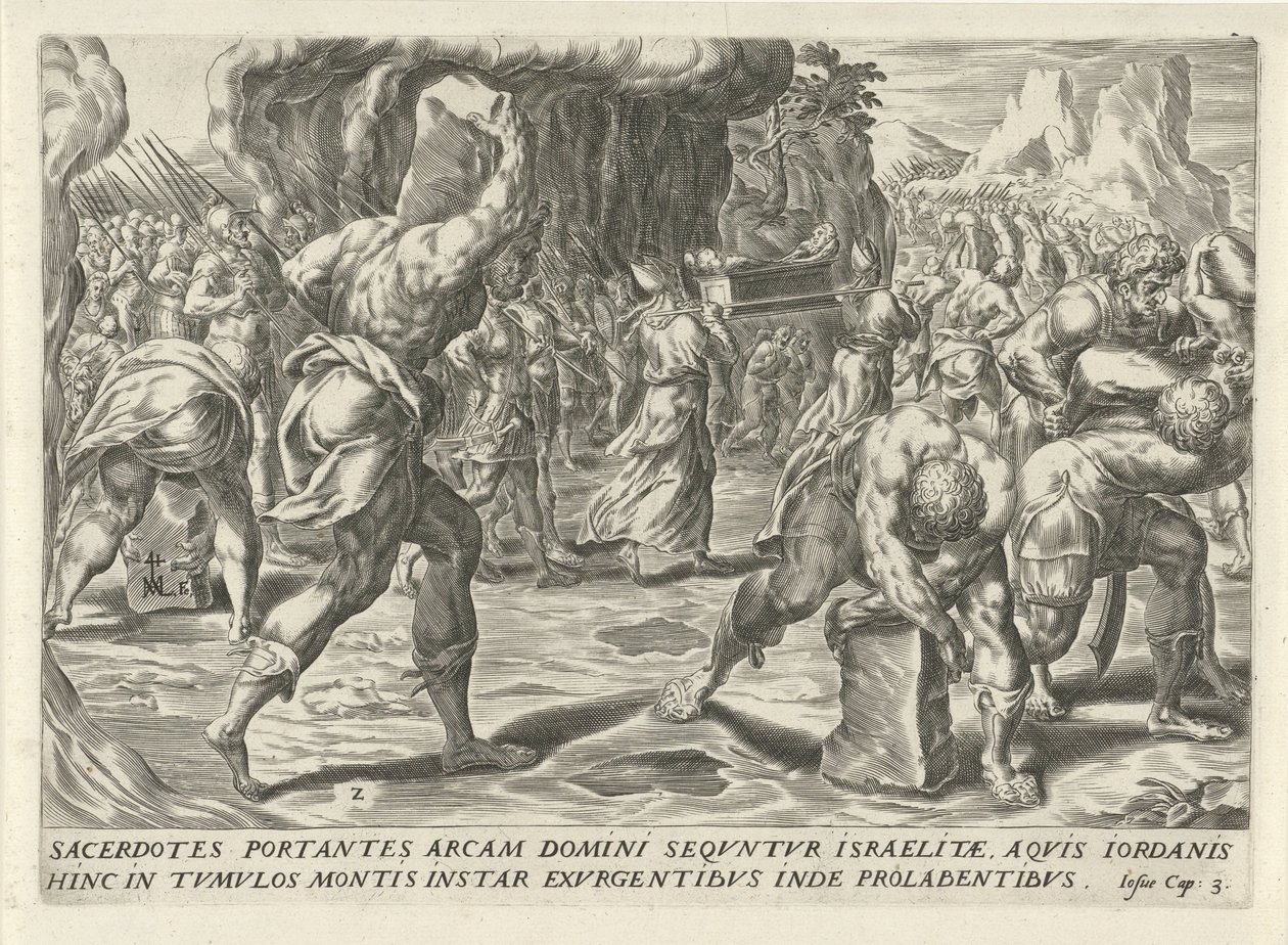 Überquerung des Flusses Jordan von Harmen Jansz Muller