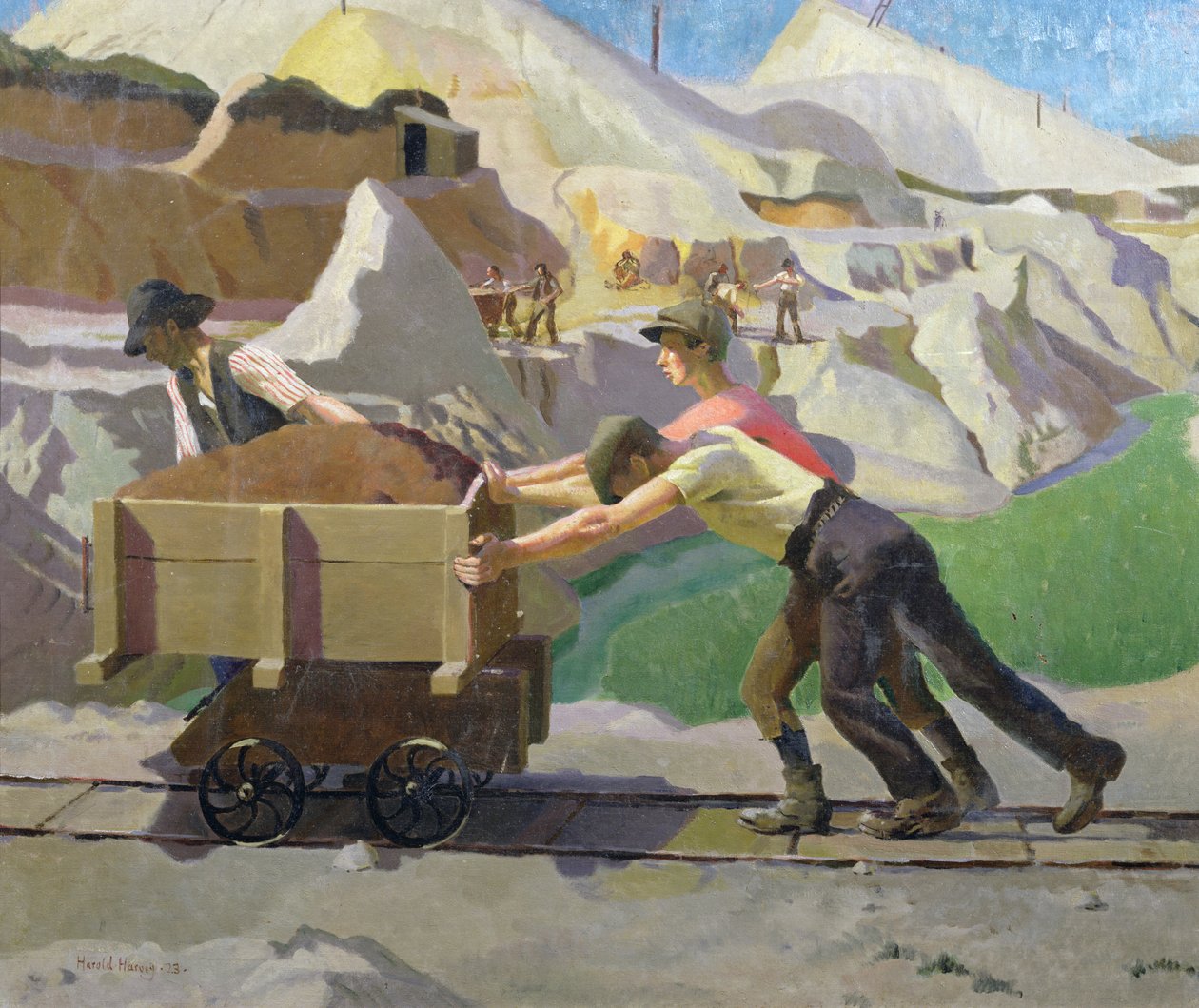 Die Tongrube von Harold Harvey