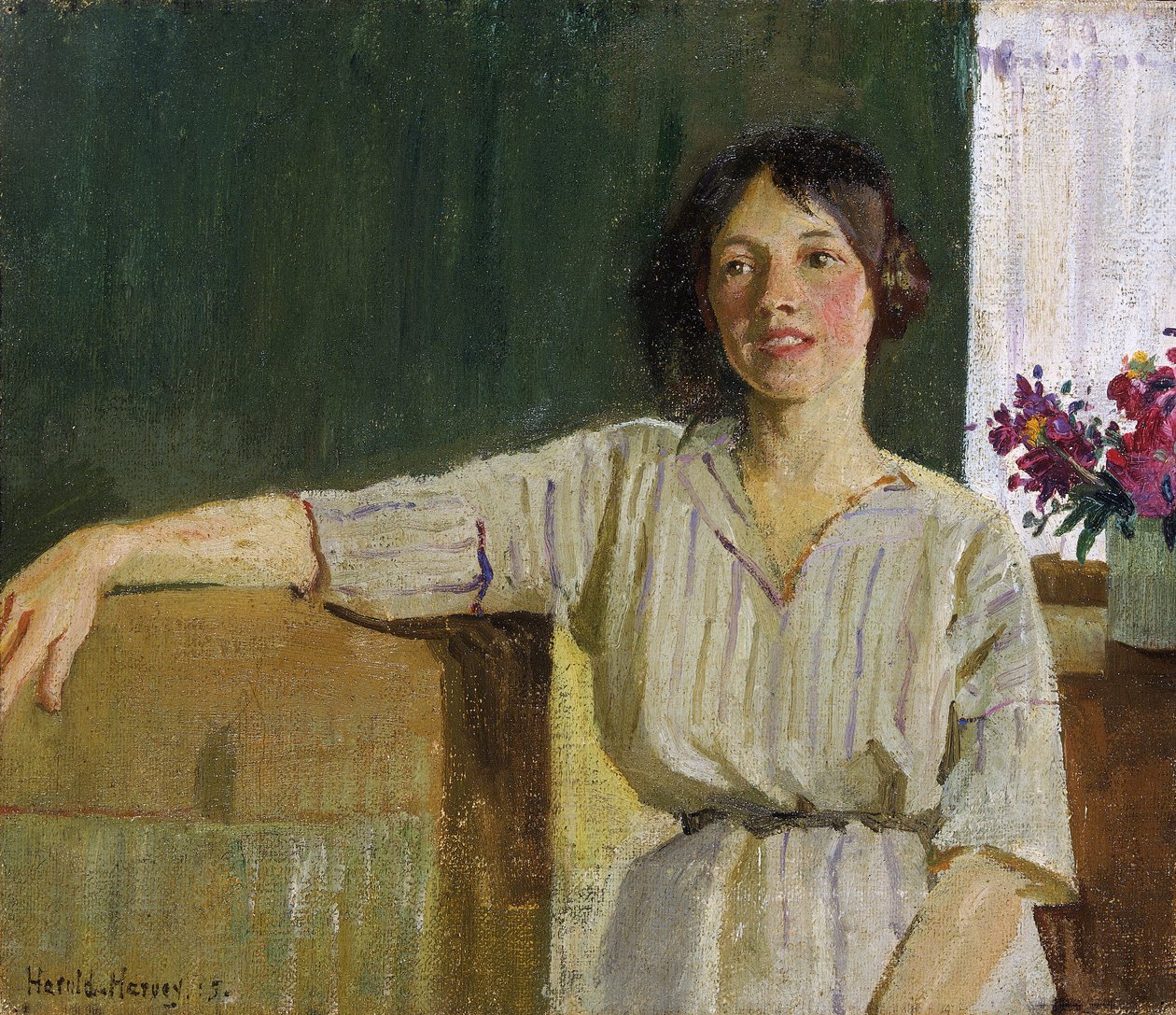 Das Modell des Künstlers, Newlyn von Harold Harvey