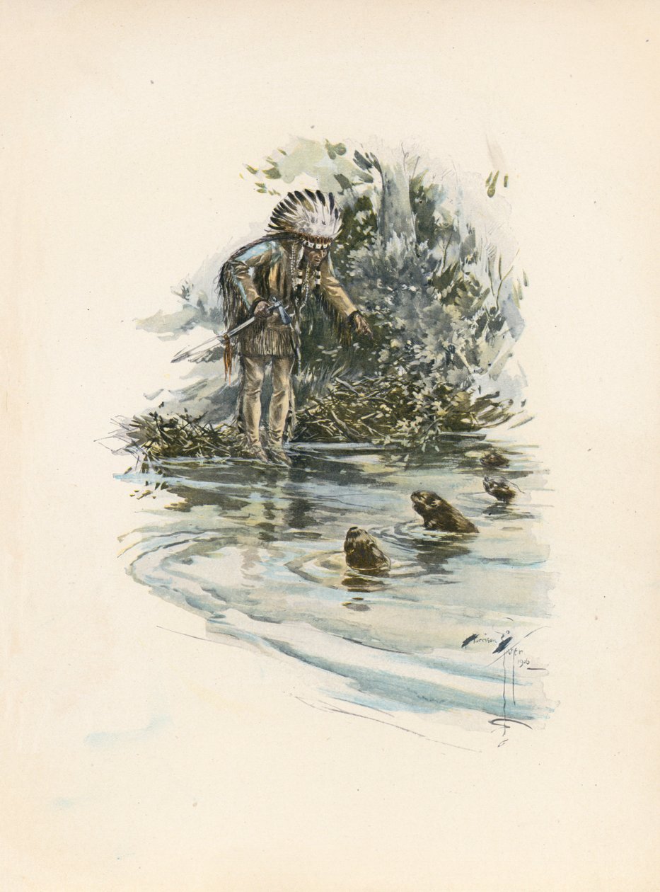 Longfellows Lied von Hiawatha von Harrison Fisher