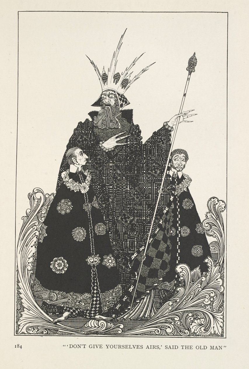 Der Elfenhügel. "Gebt euch keine Allüren," sagte der alte Mann. von Harry Clarke