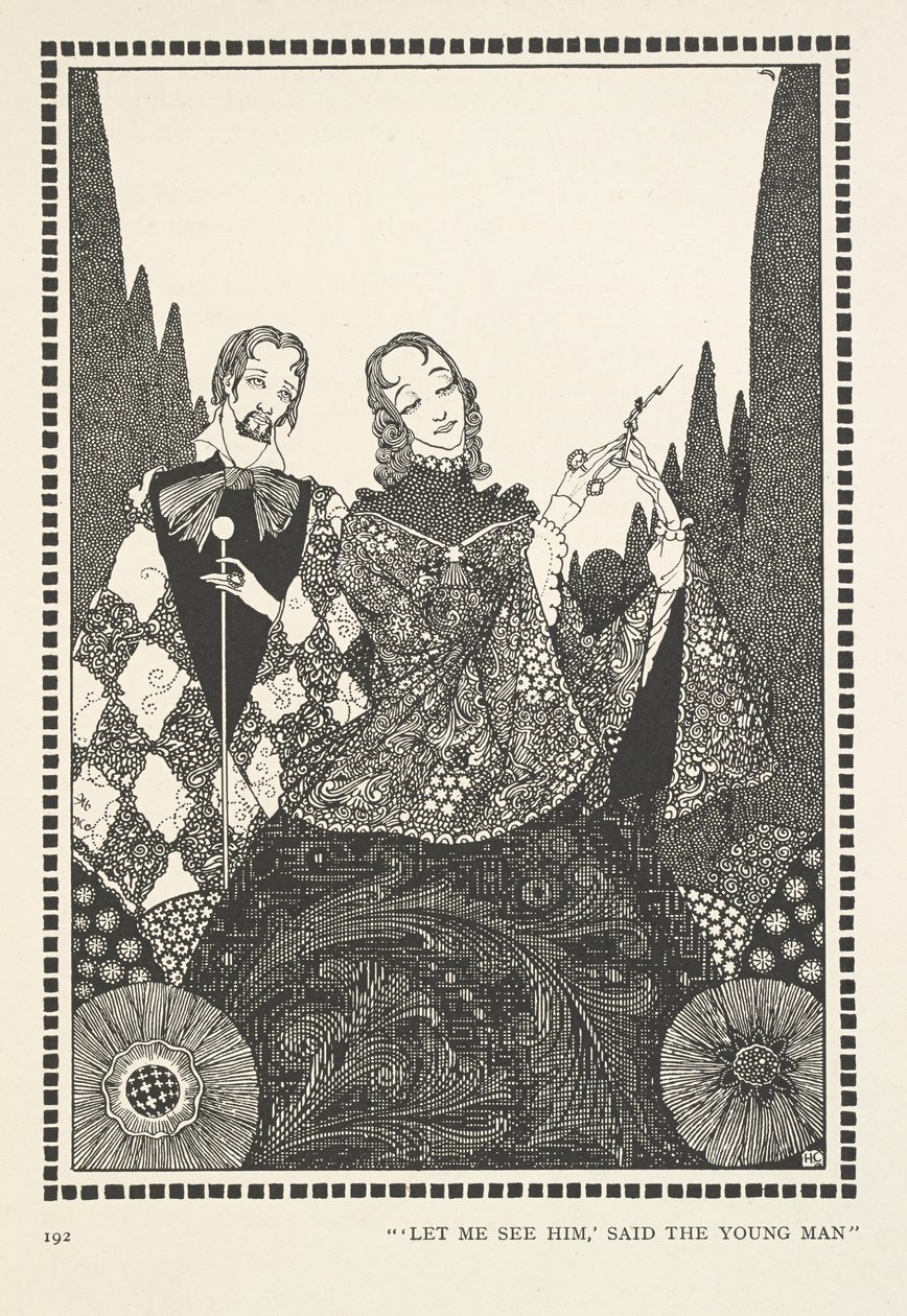 Das alte Haus. "Lass mich ihn sehen," sagte der junge Mann. von Harry Clarke