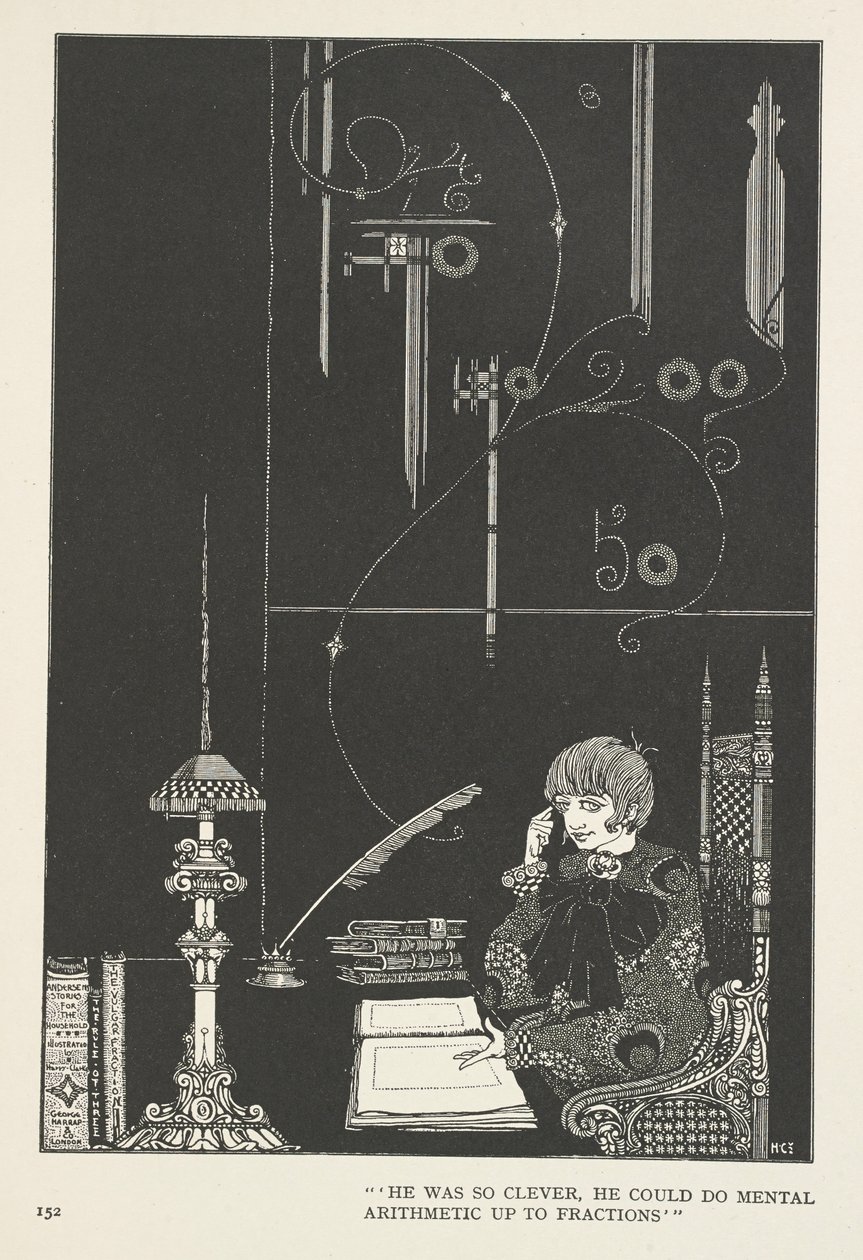 Die Schneekönigin. Er war so klug, dass er Kopfrechnen bis zu Brüchen beherrschte. von Harry Clarke