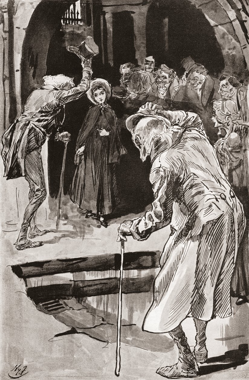 Little Dorrit. Illustration von Harry Furniss für den Roman von Charles Dickens von Harry Furniss