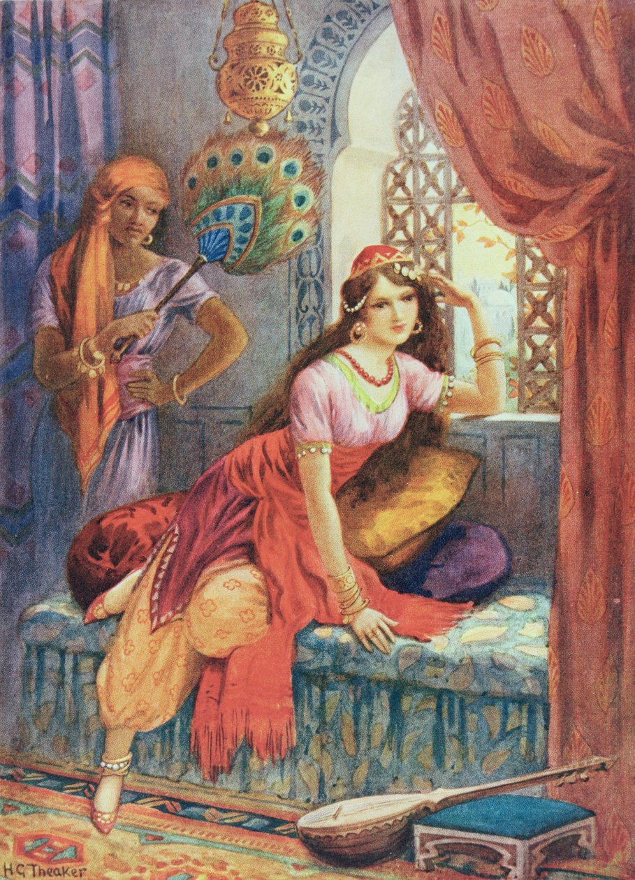 Sinbads Braut, Illustration aus 