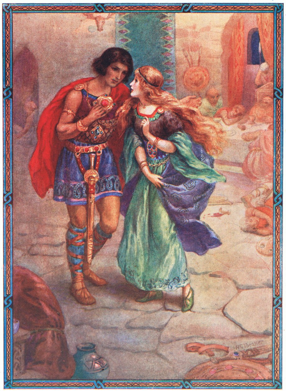 "Nimm mich als deine Frau" (aus Diarmud und Grania) von Harry George Theaker