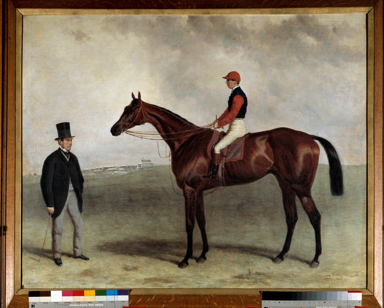 Das Rennpferd Gladiator im Jahr 1865 von Harry Hall