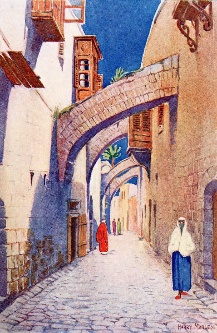 Die Via Dolorosa, Jerusalem, Palästina, um 1910, aus Ein Buch des modernen Palästina von Richard Penlake, veröffentlicht um 1910 von Harry Morley