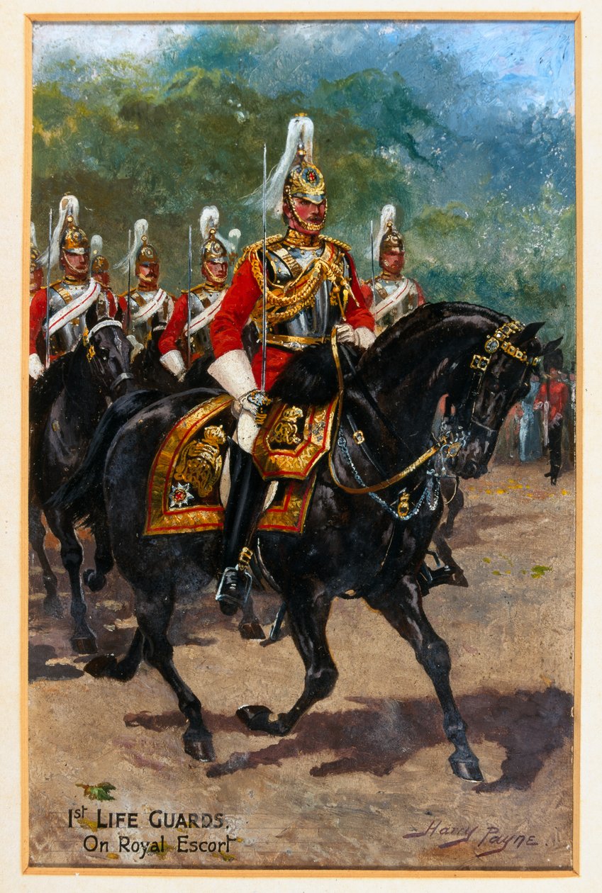 1. Life Guards, auf königlicher Eskorte von Harry Payne