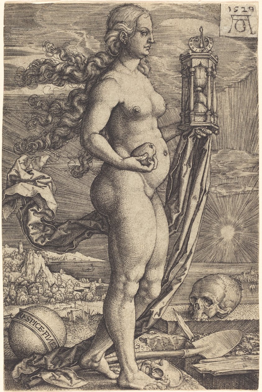 Gedenken an die Toten, 1529 von Heinrich Aldegrever