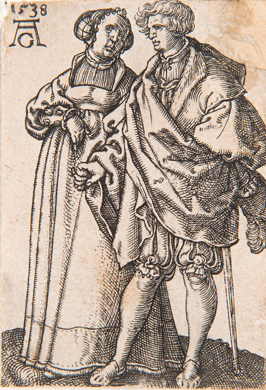 Aus der Serie Die kleinen Hochzeitstänzer von Heinrich Aldegrever