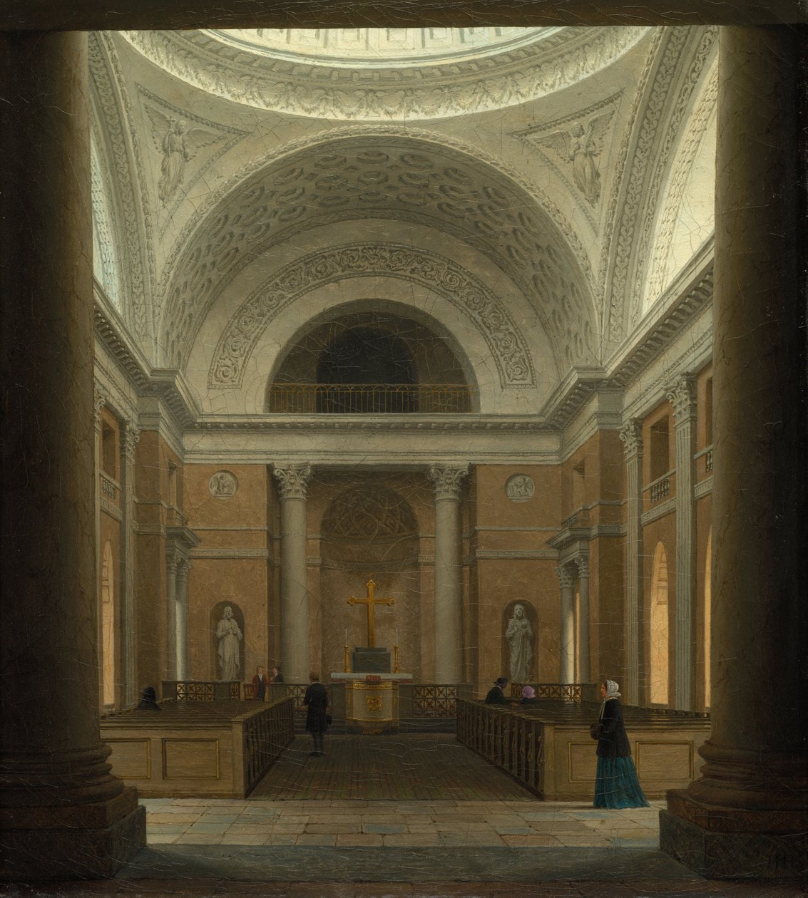 Die Slotskirken von Christiansborg, Kopenhagen von Heinrich Hansen