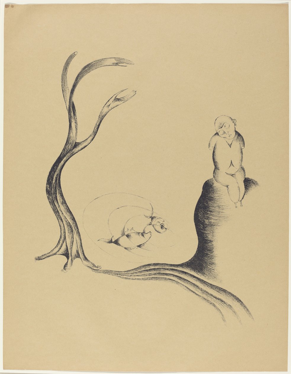 Der Baum der Sehnsucht von Heinrich Hoerle