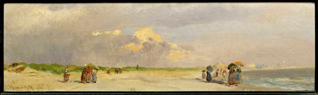 Frauen aus Katwijk am Strand von Heinrich Rasch