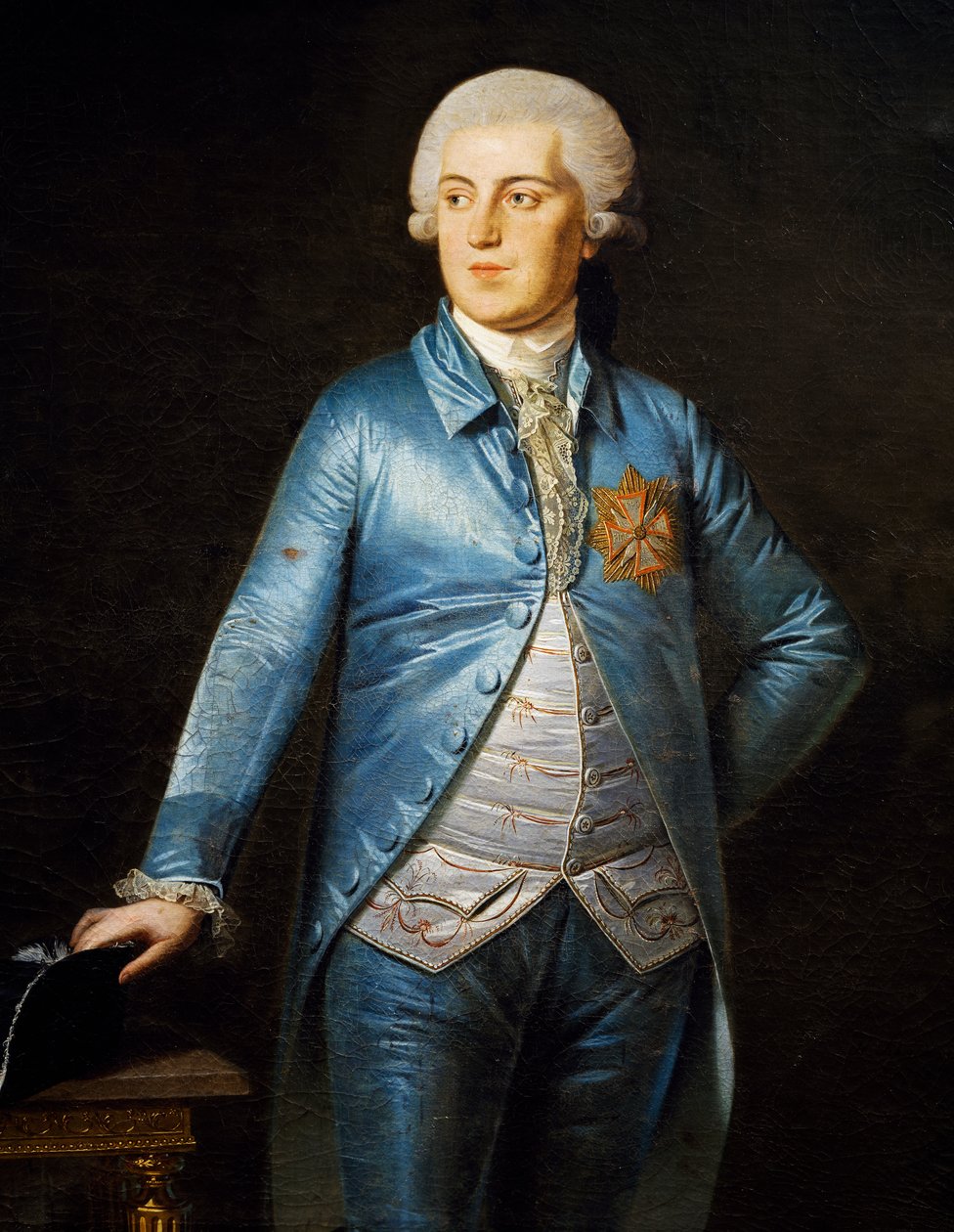Porträt von Christian VII von Dänemark von Heinrich Schmidt