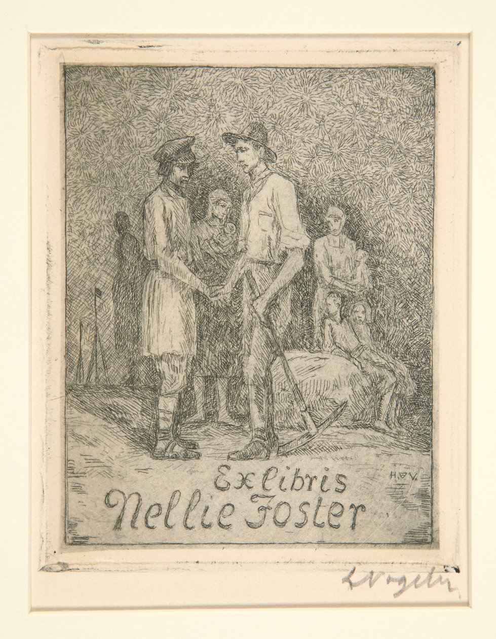 Exlibris von Heinrich Vogeler