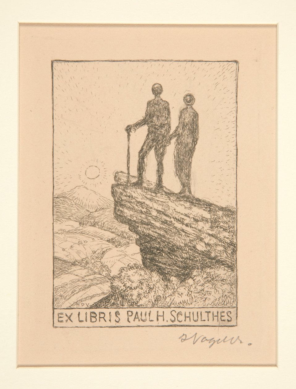 Exlibris von Heinrich Vogeler