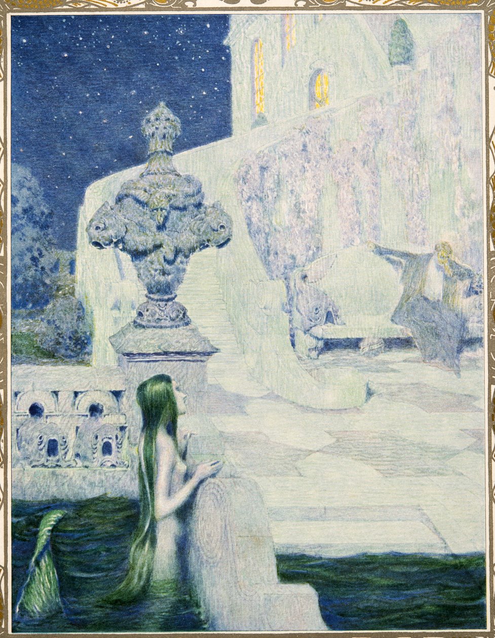 Die kleine Meerjungfrau aus Märchen von Hans Christian Andersen, veröffentlicht 1911 von Heinrich and Urban Lefler