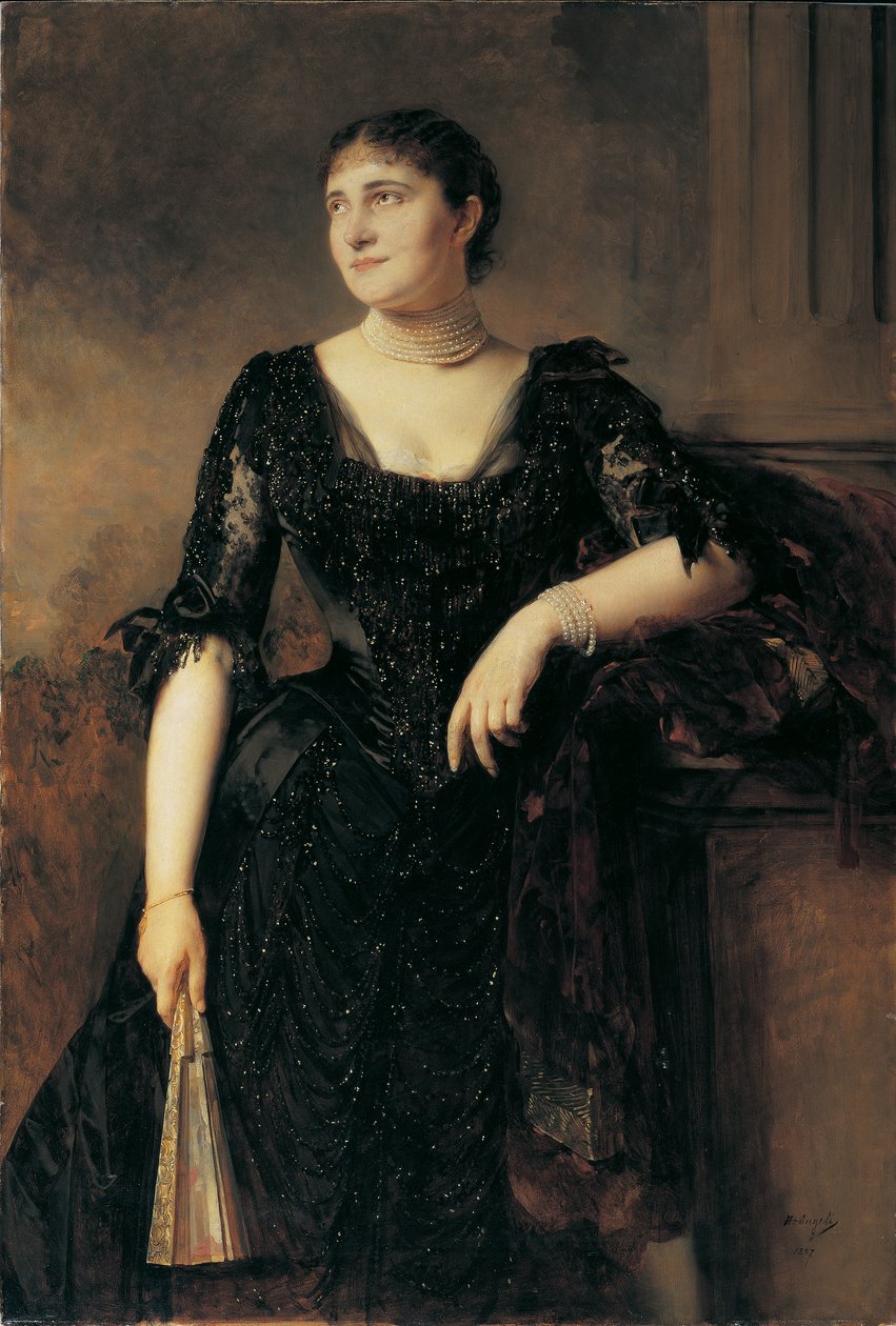 Damenbildnis von Heinrich von Angeli