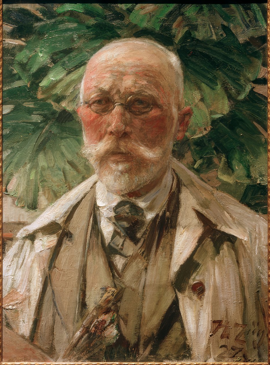 Selbstbildnis von Heinrich von Zügel
