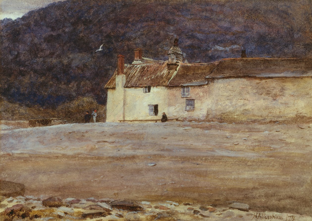 Das letzte Haus in Lynmouth, 1874 von Helen Allingham