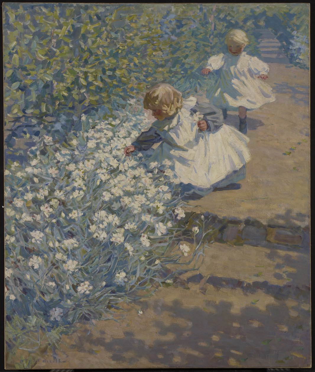 Blumen pflücken, ca. 1912 von Helen Galloway McNicholl