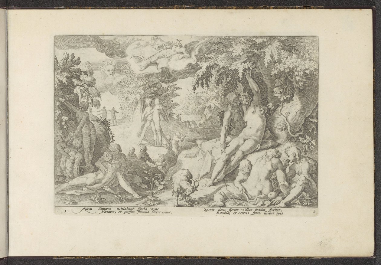 Goldenes Zeitalter (Serie) von Hendrick Goltzius (workshop of)