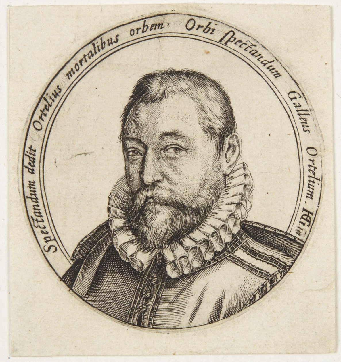 Abraham Ortelius von Hendrick Goltzius