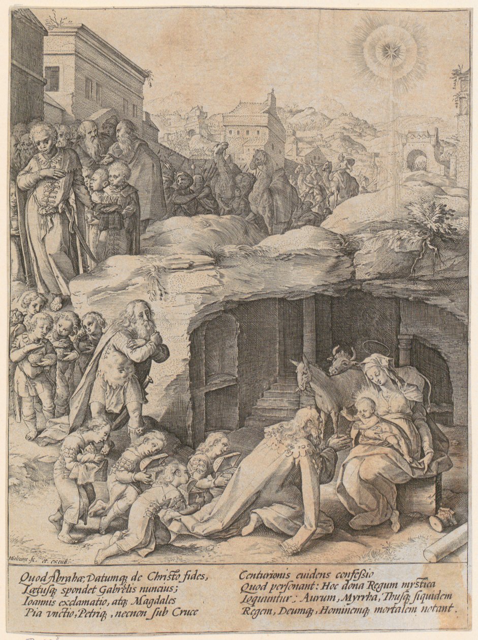 Anbetung der Könige von Hendrick Goltzius