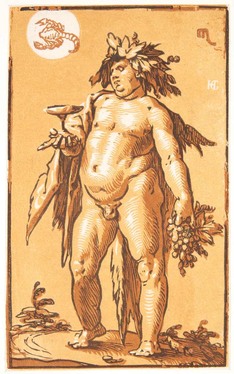Bacchus von Hendrick Goltzius