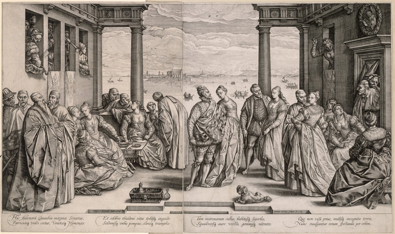 Die Hochzeit des Antenor (Venezianische Hochzeit) von Hendrick Goltzius