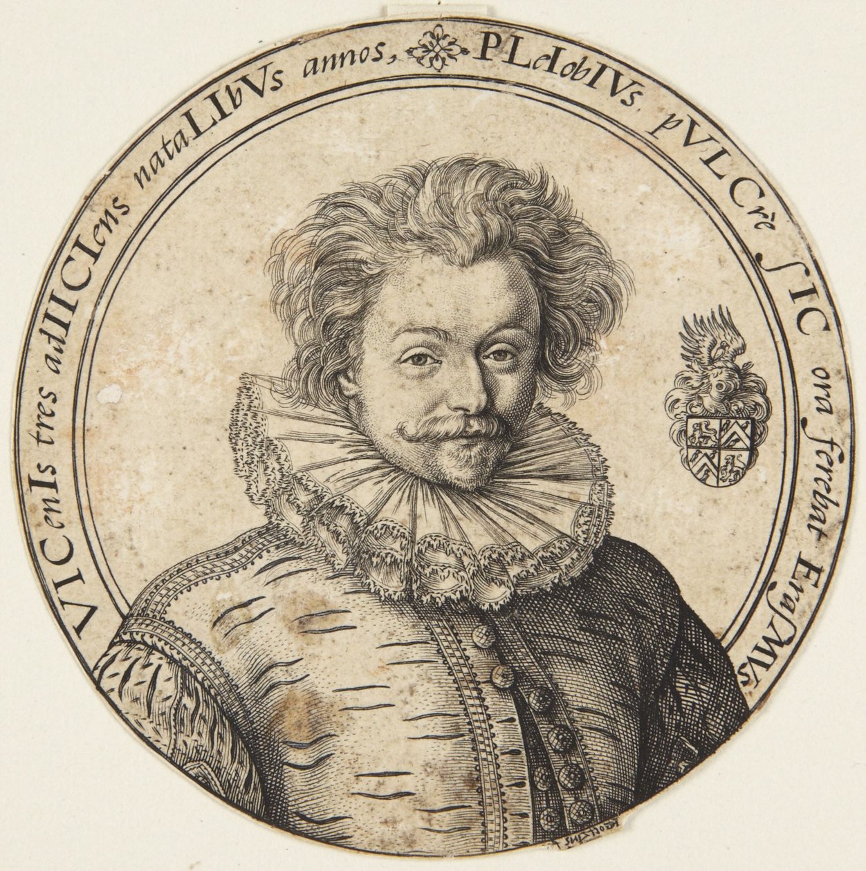 Erasmus Pleiobius von Hendrick Goltzius