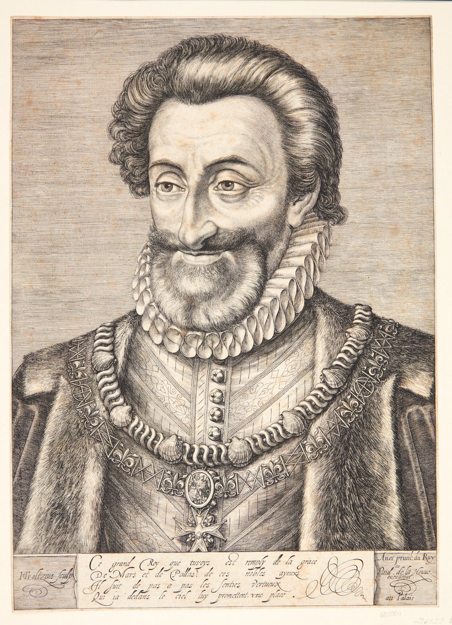 Heinrich IV., König von Frankreich von Hendrick Goltzius
