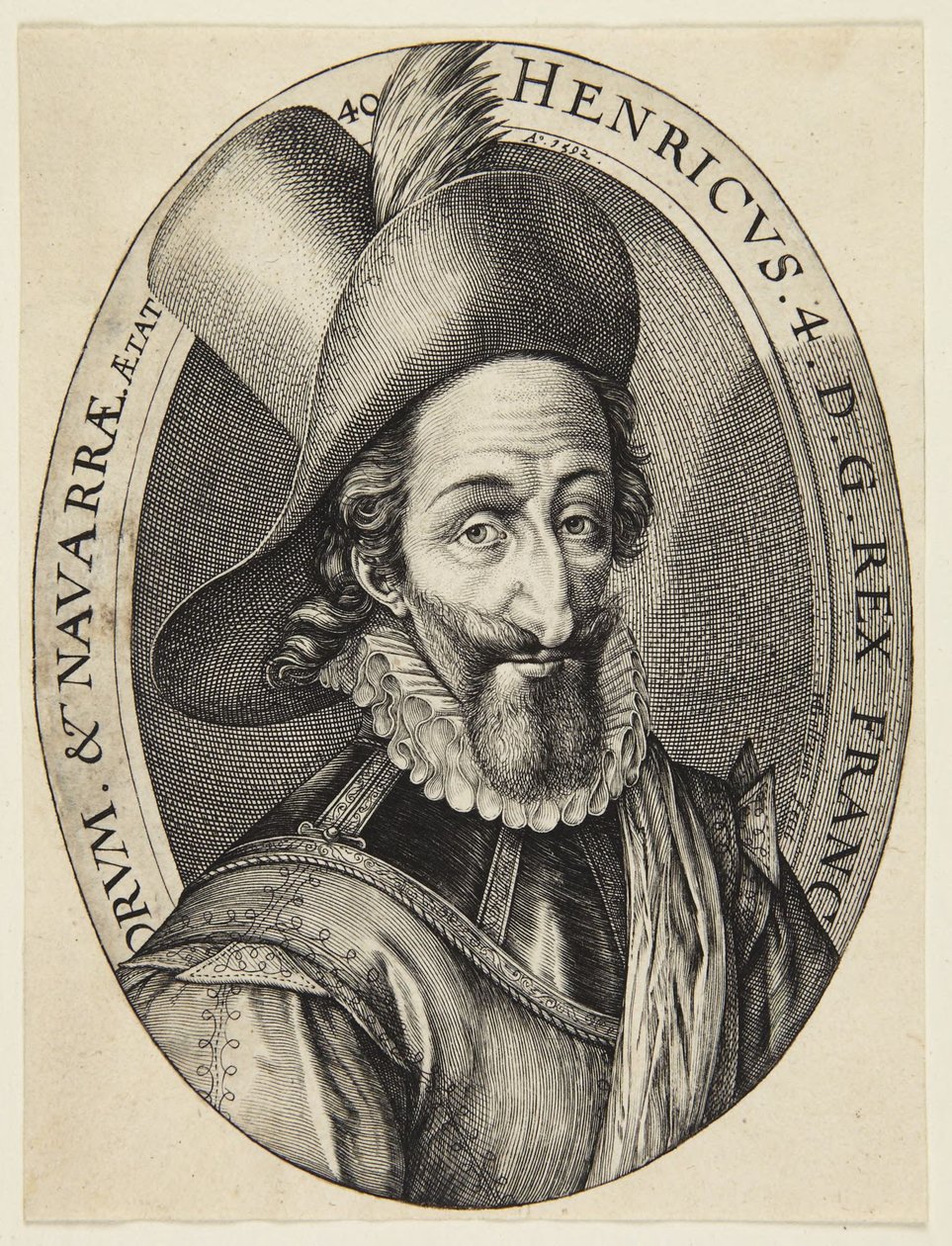 Heinrich IV., König von Frankreich von Hendrick Goltzius
