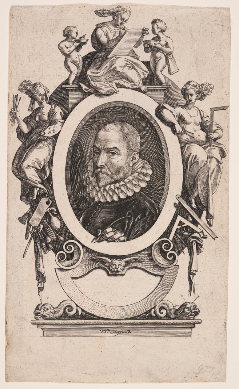 Johannes Stradanus von Hendrick Goltzius: Kunstdruck kaufen