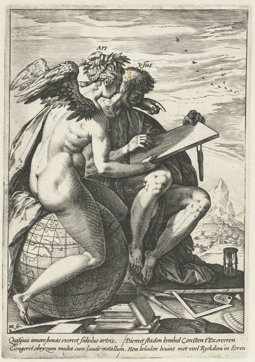 Übung und Kunst von Hendrick Goltzius