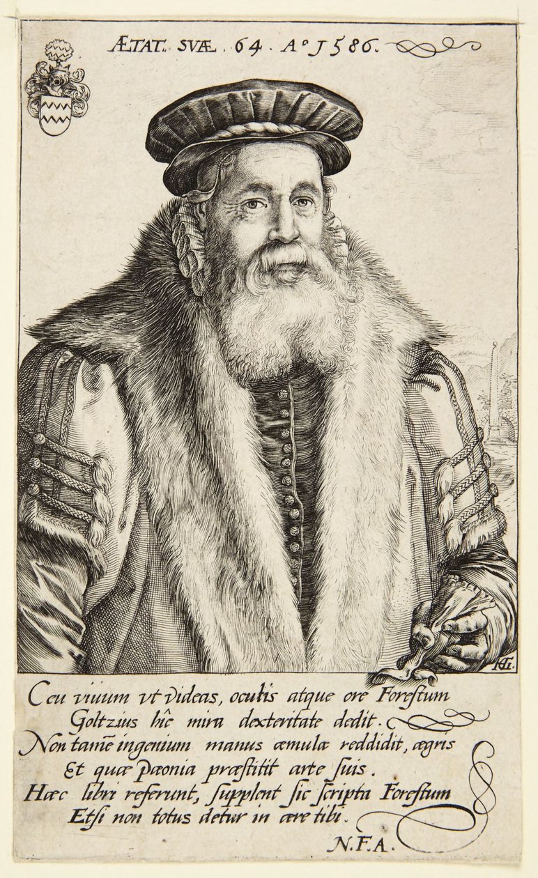 Pieter van Foreest von Hendrick Goltzius