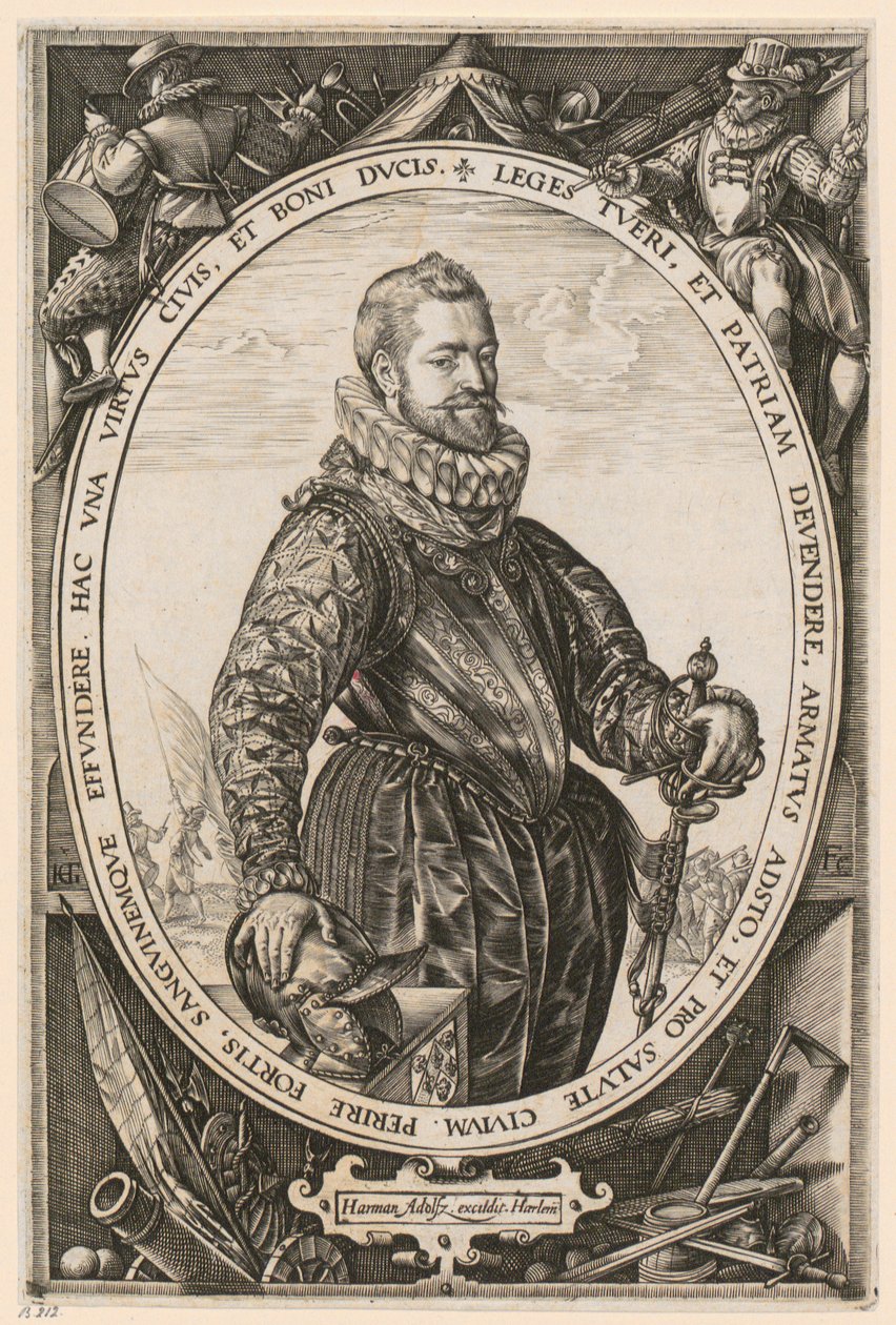 Porträt von Jaques de la Faille von Hendrick Goltzius