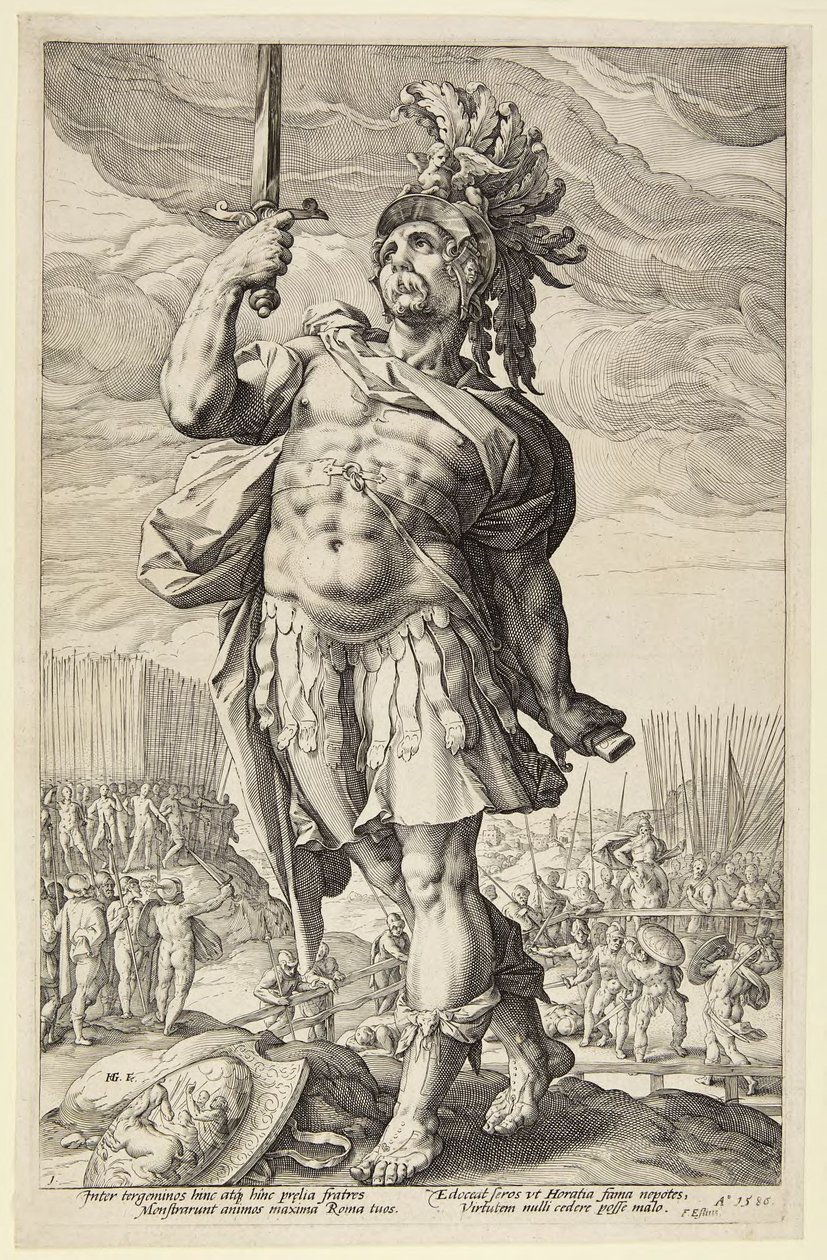 Publius Horatius von Hendrick Goltzius