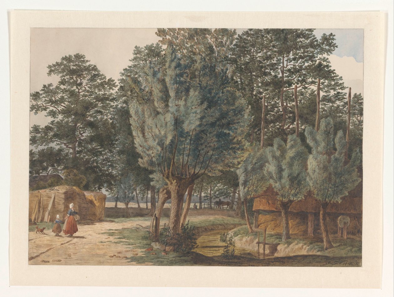 Auf dem Landgut Houdringe bei De Bilt von Hendrik Abraham Klinkhamer