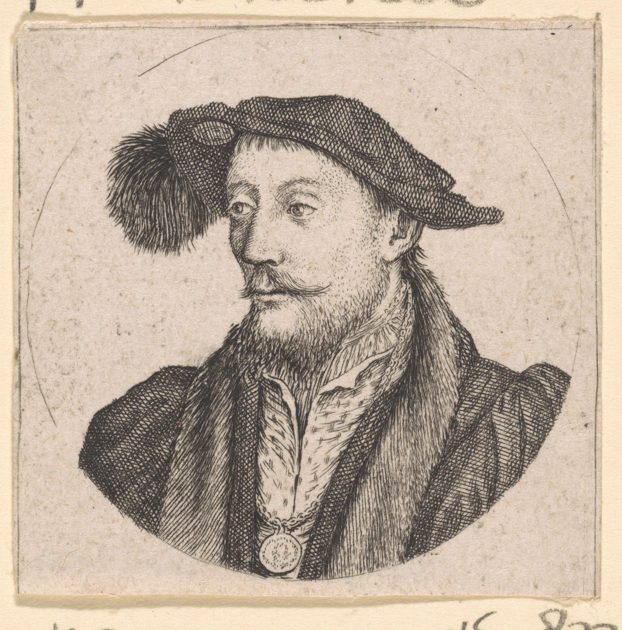 Porträt von René van Châlon, Prinz von Oranien von Hendrik Bary