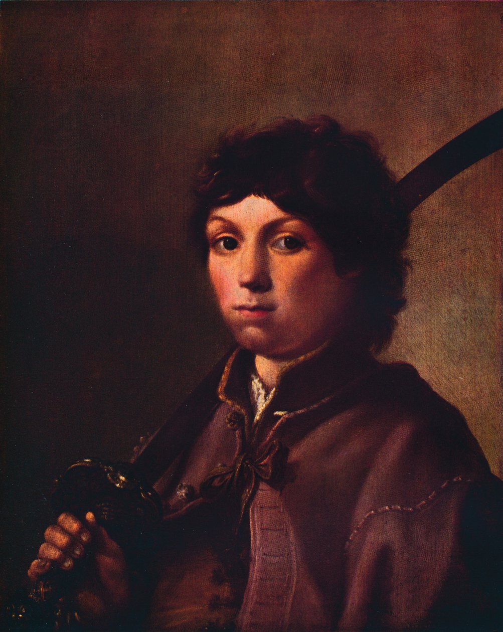 Ein Junge mit einem Säbel von Hendrik Gerritsz Pot